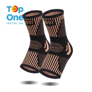 Top One Logo personnalisé Anti-Fatigue Gym Cheville Attelle Chaussettes Fasciite plantaire Compression Nylon Manchon Protection Soutien Manchon - Product Image 1