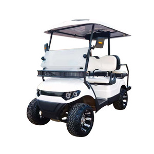 Voiturette de golf à 4 roues surélevées avec batterie au lithium 72V, moteur AC 4KW/5KW/7KW, châssis en acier haute résistance, freins à disque avant, LED 5-6 HKBG-C Bla - Product Image 5