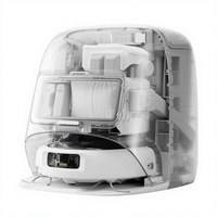 Nettoyeur de sols commercial ROMO S/A /P avec aspiration en caoutchouc de 25000 Pa, détection d'obstacles au niveau du millimètre, réservoir d'eau propre de 4 L, batterie 5000 mAh, 3 fonctions
