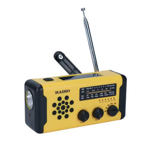 Radio Solar de Emergencia Impermeable AM FM DAB NOAA WB con Manivela, Dinamo, Banco de Energía de 1200mAh, Linterna, IPX4, SOS, Supervivencia al Aire Libre - Product Image 3