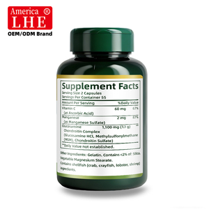 Fabricante de Suplementos Nutracéuticos de Glucosamina y Condroitina para la Salud de las Articulaciones de Hombres y Mujeres, Cápsulas de Glucosamina y Condroitina - Product Image 5