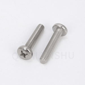 304 Stainless Steel Pan Head Phillips Machine <b>Screws</b> <b>M3</b> M4 M5 M6 DIN GB818 Sink Head A4-70 2B Surface Finish - Product Image 4