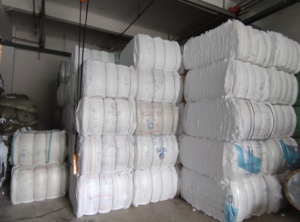 Nhà sản xuất tái chế tái sinh pha trộn bông <span class=keywords><strong>polyester</strong></span> OE sợi - Product Image 2