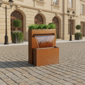 Fournisseur <span class=keywords><strong>en</strong></span> gros de jardinières <span class=keywords><strong>en</strong></span> acier Corten, pots à fleurs <span class=keywords><strong>en</strong></span> métal pour projets de jardinage, grossiste, distributeur, importateur - Product Image 6