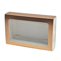 Boîte pliante en carton écologique personnalisée de qualité supérieure pour macarons, biscuits, pâtisseries, chocolats, emballages de boulangerie avec fenêtre