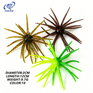 Alpha 120mm/9.7g <span class=keywords><strong>Esca</strong></span> Artificiale Morbida Galleggiante in TPE a Forma di Riccio Marino Bionico <span class=keywords><strong>per</strong></span> la Pesca in Acqua Salata e Dolce di Spigola, Trota e Luccio - Product Image 1