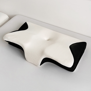 Butterfly Contour Memory Foam Pillow Ergonomic Cervical Neck Protection <b>Bed</b> Pillow for Side Back Sleepers 60x35x11.5cm - Product Image 3
