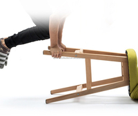 Chaises de luxe au design personnalisé en vente chaude avec pieds en bois massif, prix de gros, tabouret de bar pour cuisine, salle à manger