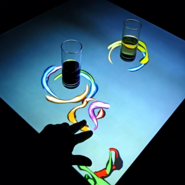 Immersive Room Interactive Bar Projection System Game Table for Restaurant Club Party Wedding