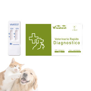 Carte de test 3 en 1 pour test à domicile CDV/CPV/Giardia canin précise, fiable, de même qualité que les cliniques vétérinaires - Product Image 1