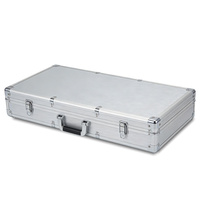 Boîte à outils universelle en aluminium personnalisée, boîte de transport en aluminium antichoc pour équipement