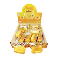 Jouet alimentaire de simulation : Pain Squishy à rebond lent, anti-stress, en caoutchouc thermoplastique, tarte flottante, œuf à presser pour décompresser