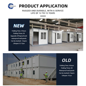 Casas Modulares Prefabricadas, <span class=keywords><strong>Casa</strong></span> Contenedor Ensamblada, Vivienda Pequeña y Económica, <span class=keywords><strong>Casa</strong></span> <span class=keywords><strong>Prefabricada</strong></span> Desmontable de 20 pies para Camping - Product Image 3