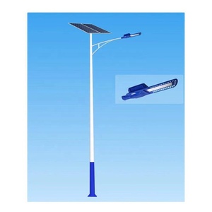50w 80w 100W poste <span class=keywords><strong>de</strong></span> Luz LED panel solar integrado farola solar mixta farola solar mixta farola solar - Product Image 6