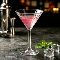 Nouvel article : Verre à martini réutilisable en plastique de 7,5 oz, gobelet à margarita en polycarbonate pour bar, KTV et club