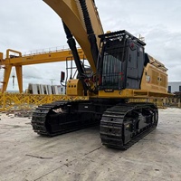 Excavatrice sur chenilles hydraulique Caterpillar CAT374 de marque japonaise, 74 tonnes, grande pelle minier lourde, CAT374 d'occasion à vendre