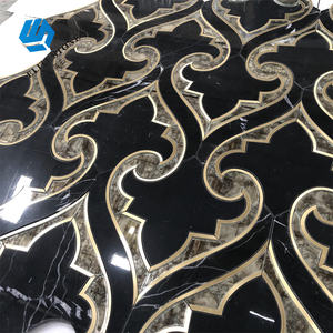 キッチン浴室装飾防水金象眼細工黒皮スティックモザイク壁ステッカー工場供給プロジェクト - Product Image 3