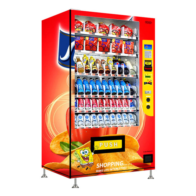 High Quality Frozen Vending Machine for Frozen Food With Elevator Cashless Vending Machine