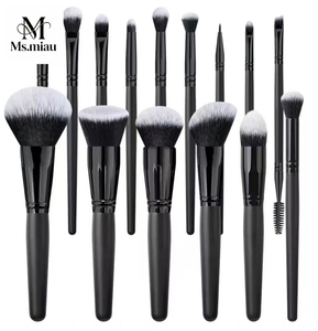 Ensemble de 15 pinceaux de <span class=keywords><strong>maquillage</strong></span> plats écologiques de qualité supérieure avec des outils pour les yeux et le visage, <span class=keywords><strong>kit</strong></span> de pinceaux cosmétiques multifonctionnels de luxe - Product Image 1