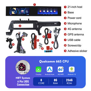 Navihua çift interaktif ekran Android dokunmatik Carplay GPS navigasyon radyo <span class=keywords><strong>Bluetooth</strong></span> BMW 5 serisi F10 nnbt 2011-2017 DSP - Product Image 6