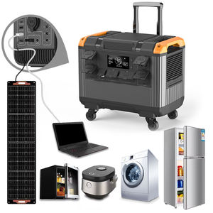 大容量ポータブル電源バンクステーション1000-5000W LiFePO4バッテリーソーラー発電機懐中電灯付きMPPT for EV充電 - Product Image 2