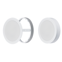 Plafonnier encastré 2 en 1, panneau lumineux, 9W 12W 18W 24W 30W, LED, pour la maison, le bureau, design moderne