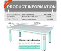 Ensemble table et chaise d'étude pour enfants Feelbaby, design moderne en bois, 10 ensembles, hauteur réglable pour l'école, la chambre et le parc, de 1 à 10 ans
