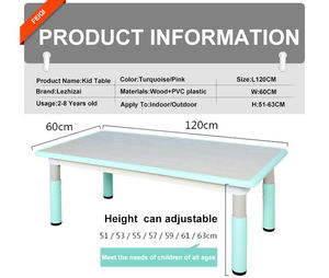 Set tavolo e sedia da studio per bambini Feelbaby plastica legno moderno 10 Set tavolo e sedia con altezza regolabile per <span class=keywords><strong>Classro</strong></span> 1-10 anni - Product Image 6