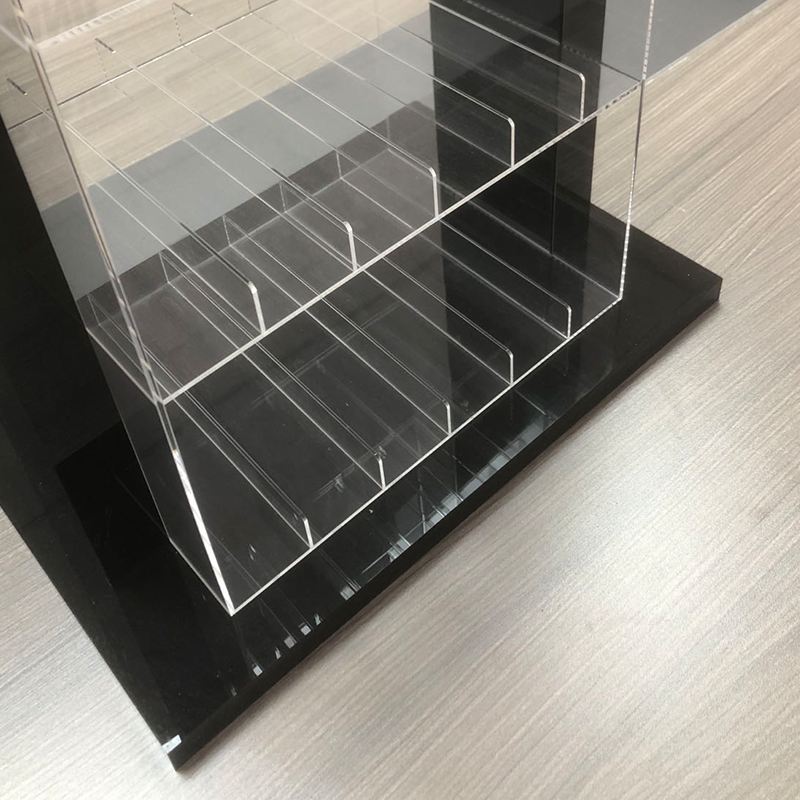 Lightup Heavy Duty Metallic Supermarket Cigarette Display Rack with LED for Retail Shops and Shopping Malls — view 5