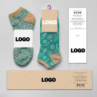 Chaussettes classiques épaisses en coton pour hommes, logo personnalisé, chaussettes de sport blanches tendance
