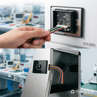 Lector de Tarjetas Inteligentes Universal con Salida Wiegand WCMI AC8630, Escáner de Códigos QR para Control de Acceso a Puertas