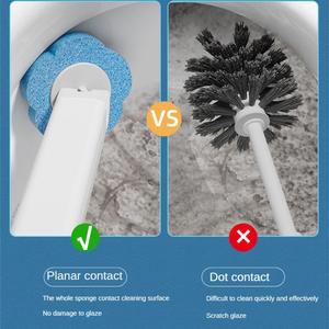 Tek kullanımlık duvara monte tuvalet fırçası PP malzeme banyo aksesuarları için temizleme aracı - Product Image 4