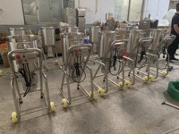 Hachoir à légumes industriel commercial en acier inoxydable de grande capacité de 32 litres, robot culinaire, hachoir à viande électrique