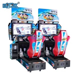32 pouces Lcd Outrun jeu à pièces de monnaie simulateur de course de voiture Machine d'arcade Machine de jeu vidéo jeu d'arcade de voiture de course