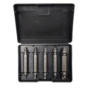 Industrial Grade HSS 4341 Screw Extractor Drill Bit Set Oxide Black Finish for Damaged Broken Bolt <b>Removal</b> Machinery Repair - Product Image 4