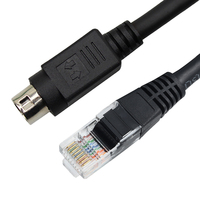 Câble RJ45 vers Mini DIN 8 broches personnalisé, connecteur mâle vers mâle/femelle