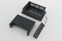 Boîtiers de contrôle industriels électroniques en plastique ABS pour rail DIN avec protection IP54 145x90x72mm pour PCB Modèle Bxkt 03-11