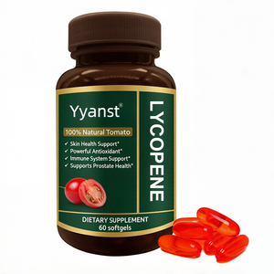 OEM ODM Lycopene Softgels Capsules Natural <b>Tomato</b> Antioxidant Skin Prostate Health 60 Softgels - Product Image 1