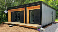 Approvisionnement Direct Usine Pas Cher Maison Conteneur Modulaire Préfabriquée Anti-Ouragan à 4 Chambres pour Villa