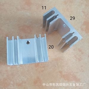 ฮีทซิงค์อะลูมิเนียม To220 ขนาด 29x11x20 มม. สำหรับทรานซิสเตอร์ ซีเนอร์ไดโอด SCR มอสเฟต แบบติดตั้งบนพื้นผิว ประสิทธิภาพสูง - Product Image 3