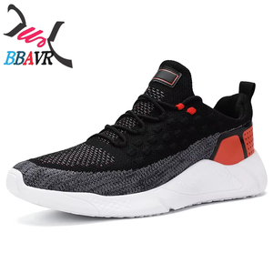 Chaussures de course légères pour hommes 2020, baskets de sport rouges, doublure en mesh, été, printemps, automne, jogging, décontractées, antidérapantes - Product Image 1