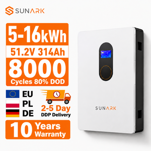 Batería de Iones de Litio Sunark al por Mayor, 48V 51.2V 314Ah 5kwh 10kwh 15kwh 16kwh, Almacenamiento Solar para Proyectos Residenciales, Certificación CE - Product Image 1