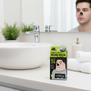 Paquete de nariz para el cuidado de la piel volcánica coreana para hombres, limpieza de poros, eliminación de espinillas, tira calmante para el control del sebo - Product Image 3