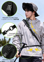 Sac bandoulière décontracté léger en nylon premium pour homme, étanche, avec logo personnalisé, idéal pour les voyages et le travail – Vente en gros Fuliya