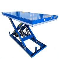 Table élévatrice à ciseaux pour l'alimentation précise des pièces sur grande table de fraisage CNC