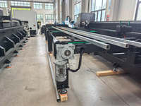 Découpeuse laser à fibre industrielle pour tuyaux de petit diamètre, haute précision, alimentation automatique, traitement de tôles, Cypcut PLT 3 axes