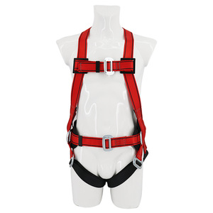 Arnés de seguridad de cuerpo completo Zhongyu Rope Net Belt con cinta de 43 cm, 2 anillas en D, protección contra caídas para trabajos en altura - Product Image 3