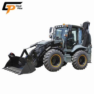 รถแบคโฮเดอร์ตักดินระบบไฮดรอลิกแบบ4X4ขนาดเล็ก Euro5 10ton จากจีน - Product Image 2