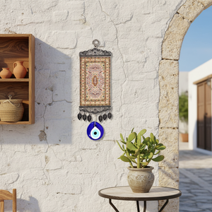 Decoración de pared con patrón de Alfombra tejida turca, ojo malvado de Turquía, 10 Cm - Product Image 3