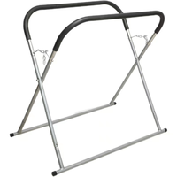 Support de peinture pliant en acier robuste à cadre en X, réglable, pour pare-brise, travail de carrosserie automobile, portable pour garage et atelier
